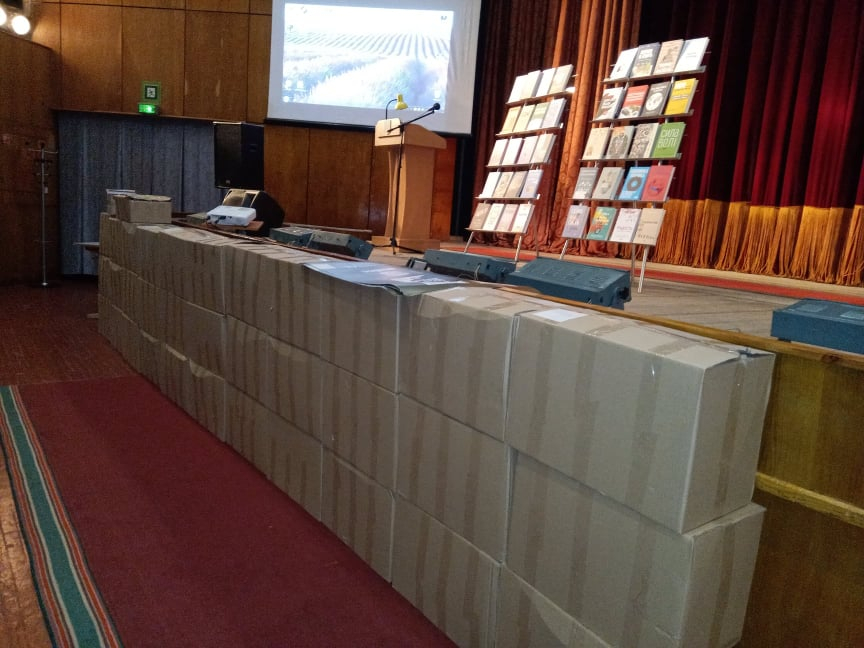 Almost 4,000 books were presented today to the 169th Desna Training Center