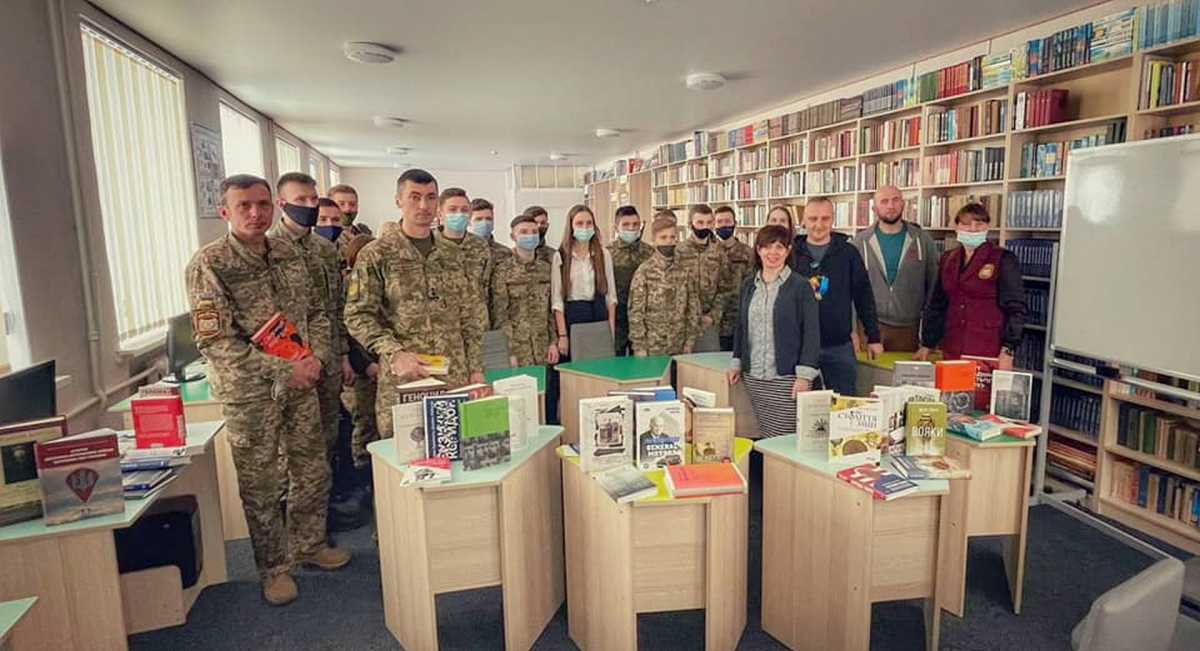 Glukhiv Lyceum boarding school with enhanced military-physical training received a party