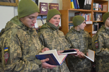 Книги "Військо Читає" вже в 95-й бригаді!